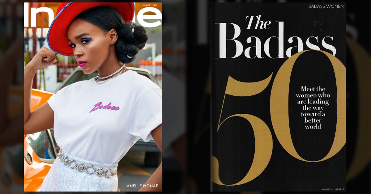 You are currently viewing In Style Magazine Aug 2019 – The Badass 50